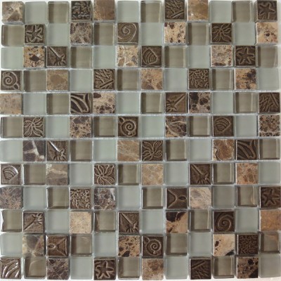glass stone mosaic wall tileKSL-16462