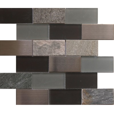 rectangle mixed mosaic GM8202