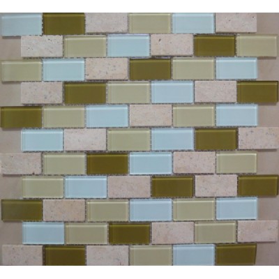 glass stone strip mosaiKSL-16517