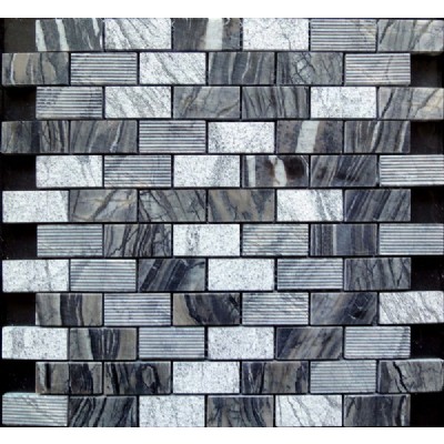 bushhammered stone mosaic KSL-16225