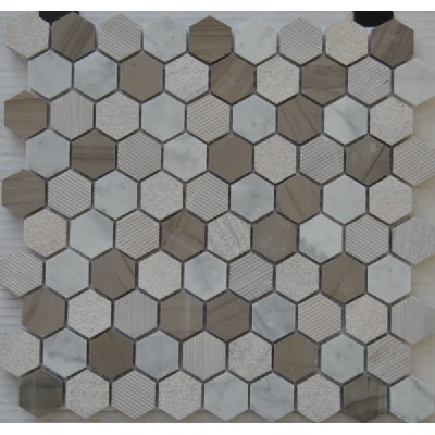 bushhammered mosaic tile KSL-151092