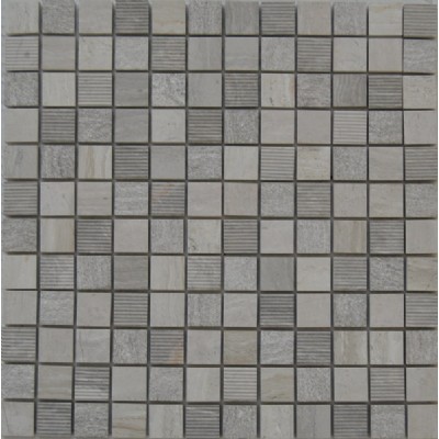 brushed & bushhammered mosaic KSL-151108