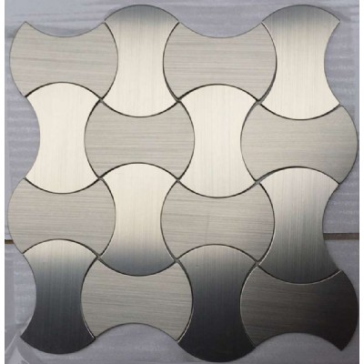 Irregular Aluminum Board mosaic tile   JZL-A12