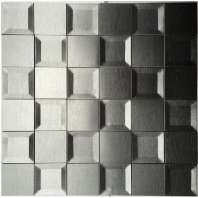 3D black aluminum mosaic  JZL-485