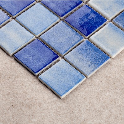 Iridescent Mini Recycled Glass Mosaic KSL-16810