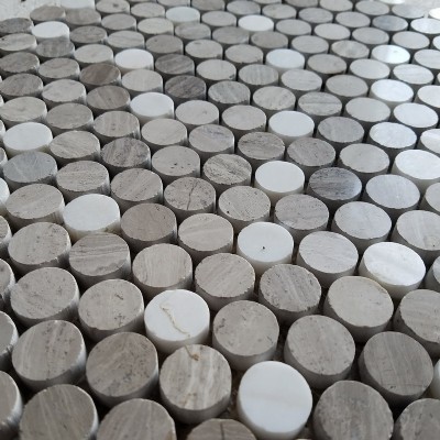 Round Marble Mosaic KSL-M1674