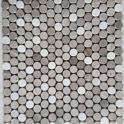 Ronda de mármol del mosaico KSL-M1674