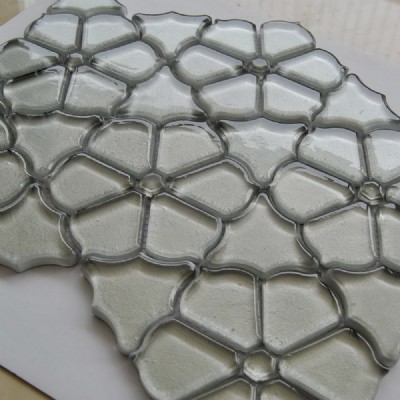 flor de mosaico de vidrio de diseño KSL-G16801