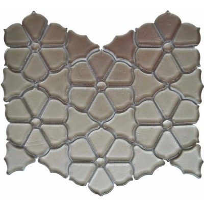 flor de mosaico de vidrio de diseño KSL-G16802