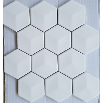 Hexagon Porcelain Mosaic KSL-C16901