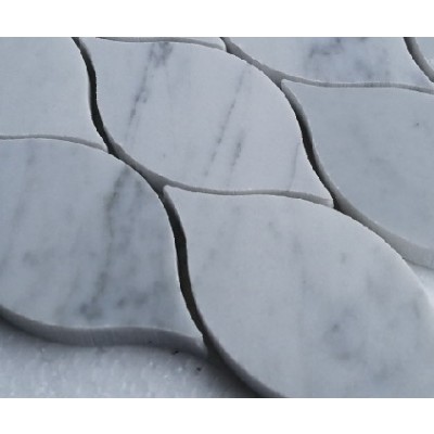 Carrara мраморная мозаика KSL-151680