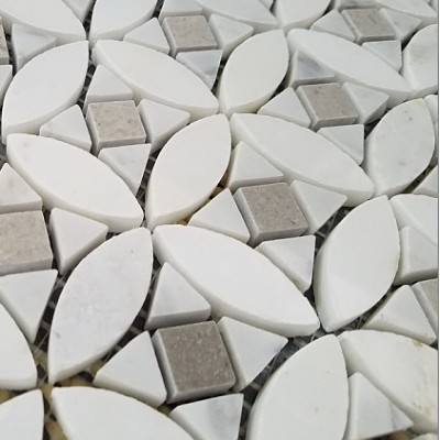 Flower Pattern Marble Mosaic KSL-M1683