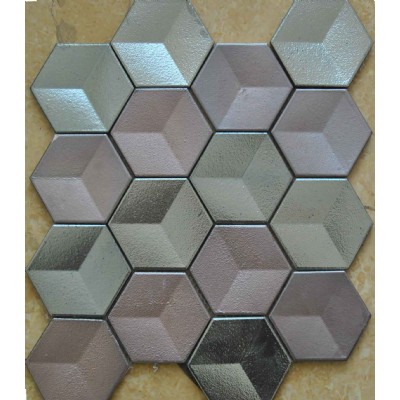 Hexágono mosaico de porcelana KSL-C16115