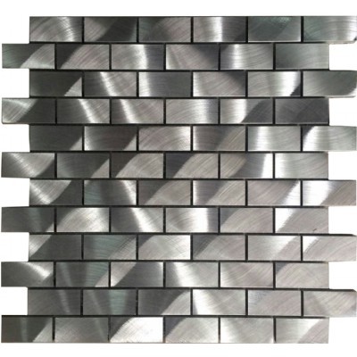 silver square aluminum mosaic  JZL-A17119