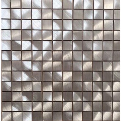 silver square aluminum mosaic  JZL-A17120