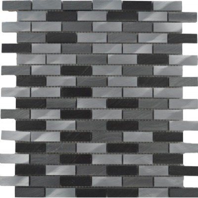 silver square aluminum mosaic  JZL-A17121
