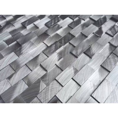 3D black aluminum mosaic  JZL-17127