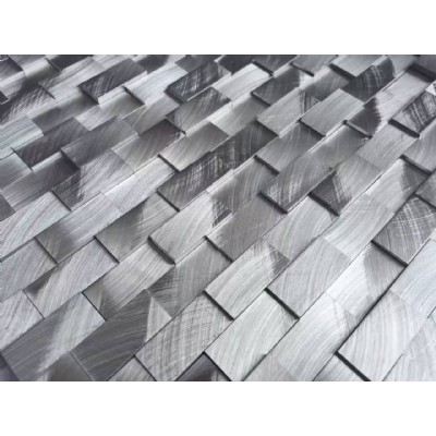 3D black aluminum mosaic  JZL-17127