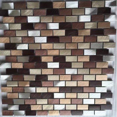 silver square aluminum mosaic  JZL-A17131