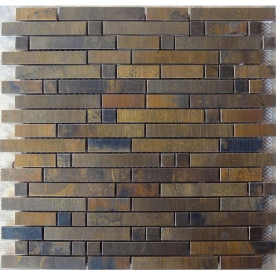 mosaico de cobre cuadrado de pared KSL-B17133