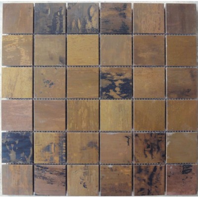 mosaico de cobre cuadrado de pared KSL-B17134
