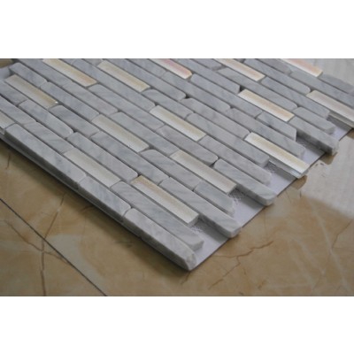 marble mixed glass mosaic GM17135