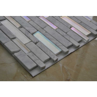 marble mixed glass mosaic GM17140
