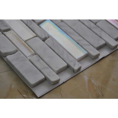 marble mixed glass mosaic GM17140