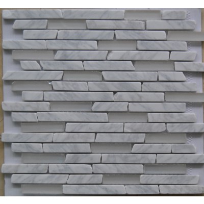marble mixed glass mosaic GM17135