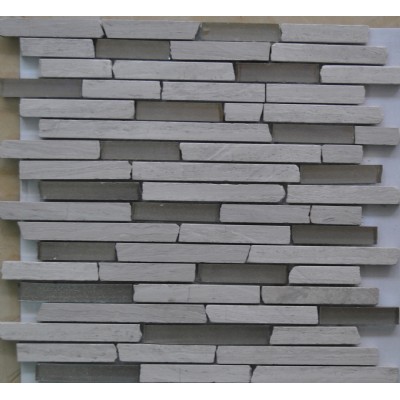 marble mixed glass mosaic GM17136