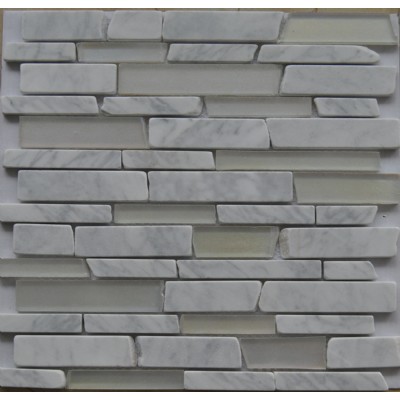 marble mixed glass mosaic GM17140