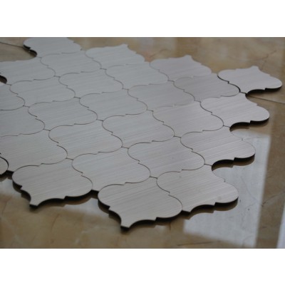 silver square aluminum mosaic  JZL-A17141