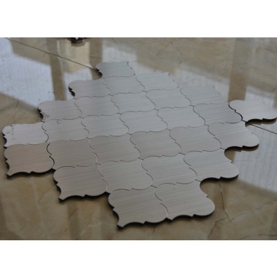 silver square aluminum mosaic  JZL-A17141