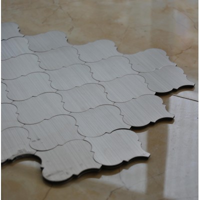 silver square aluminum mosaic  JZL-A17141