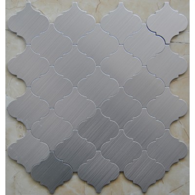серебряный квадрат алюминиевая мозаика JZL-A17141