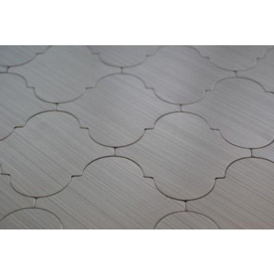 silver square aluminum mosaic  JZL-A17141