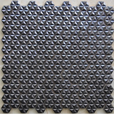 серебряный квадрат алюминиевая мозаика JZL-A17142