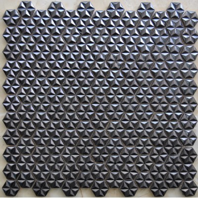 silver square aluminum mosaic  JZL-A17142