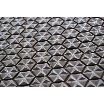 silver square aluminum mosaic  JZL-A17142