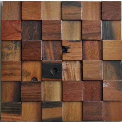 Wood mosaic wall tile KSL-MC9050