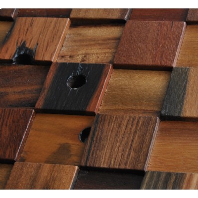 Wood mosaic wall tile KSL-MC9050