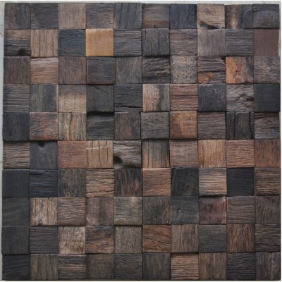 Wood mosaic wall tile KSL-MC9023-1