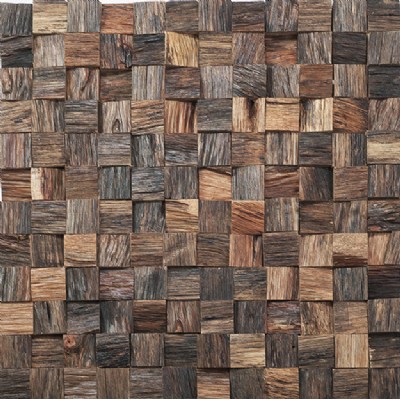 Mosaico de madera cubo 3D  KSL-DM08010