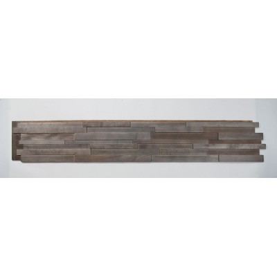 Revestimiento de pared de madera 3D barroco (Dark Maple) KSL-DM01090