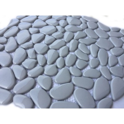 Серый переработанный стеклянный мозаика KSL-17176