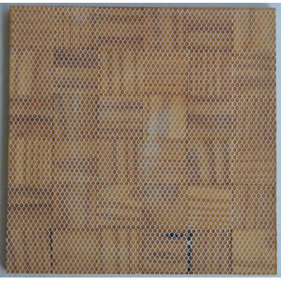 El panel de pared 3D, mosaico de madera de pino KSL-DM02011