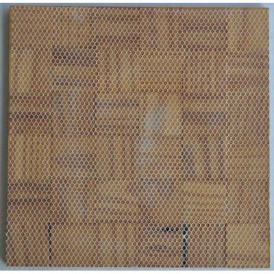 3D Pine wood wall mosaic panel KSL-DM02011