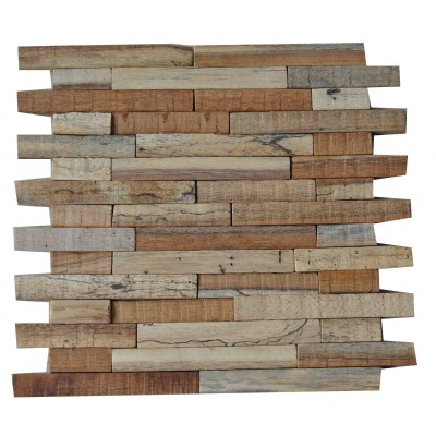 3D Pine wood wall mosaic panel DM29HR29