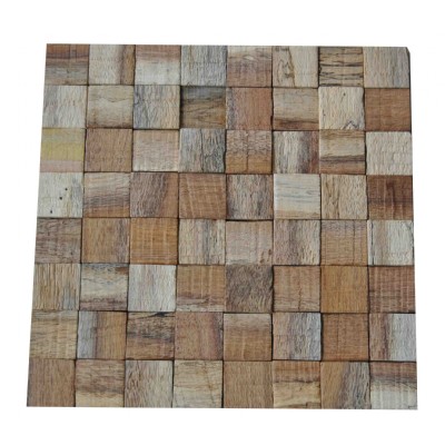 3D Pine wood wall mosaic panel DM32HR32