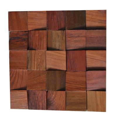 3D Pine wood wall mosaic panel DM17HR17